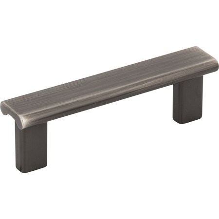Elements 3" Center-to-Center Brushed Pewter Square Park Cabinet Pull 183-3BNBDL